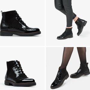 Shoe Embassy Oxford Boots - Size 38 [New]